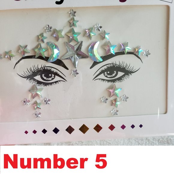 New Face Crystals Stickers Reusable. - Picture 6 of 16